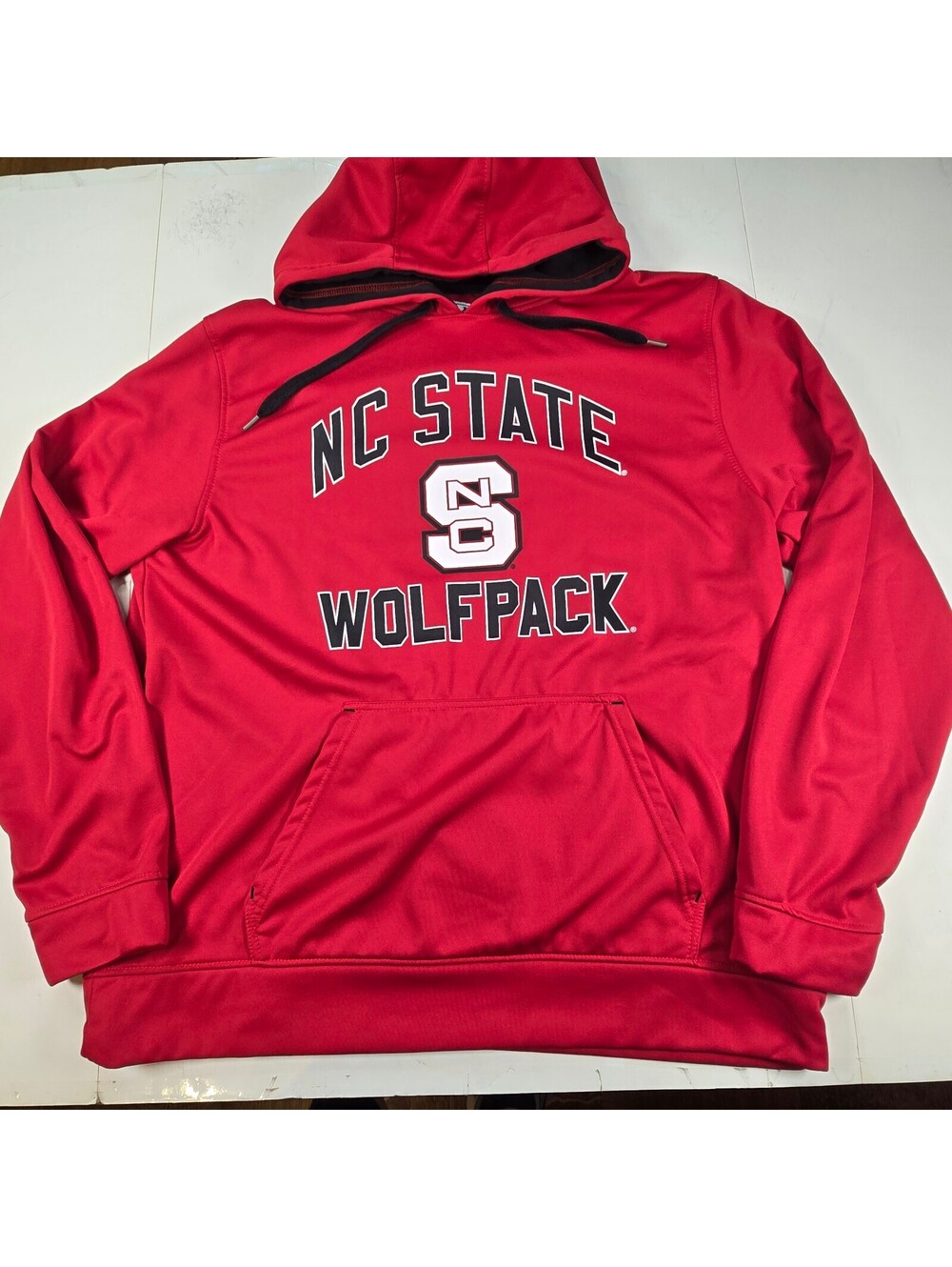 JanAmerica Athletic NC State Wolfpack Red Hooded Sweatshirt XL